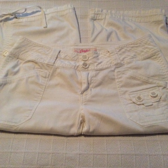 VTG CANDIES CAPRIS W/ DRAW STRING ON LEGS. - Picture 2 of 4